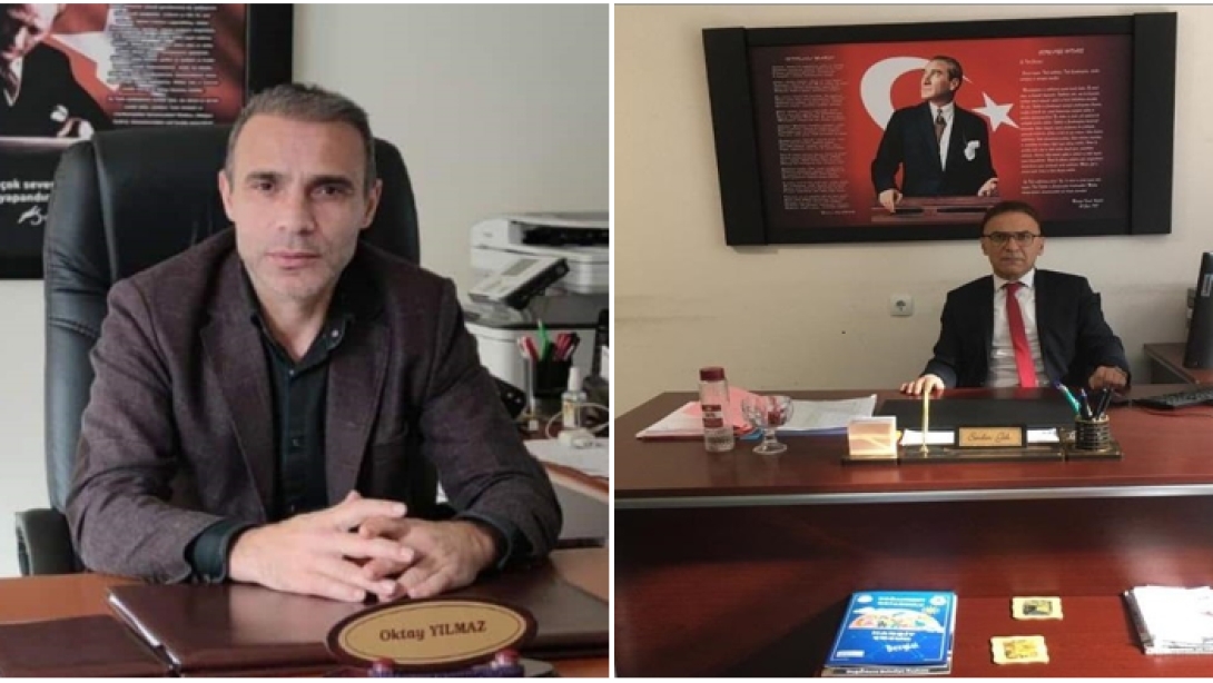 İLÇEMİZ ÇOK PROGRAMLI ANADOLU LİSESİ MÜDÜRÜ VE İLÇE MİLLİ EĞİTİM ŞUBE MÜDÜRÜ GÖREVLERİNDEN AYRILDILAR